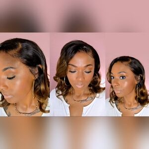 13x4 Loose Wave Highlight Human Hair Wig